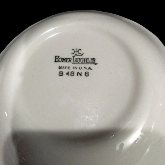 Vintage Berry Bowls, Fruit Bowls, Homer Laughlin Virginia Rose, 4pc Bowl Set, - Picture 9 of 10